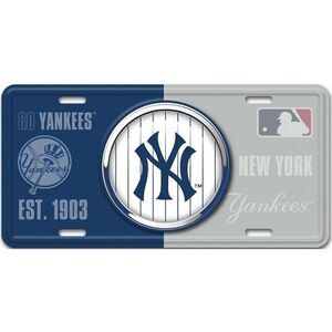 New York Yankees MLB Bullseye License Plate